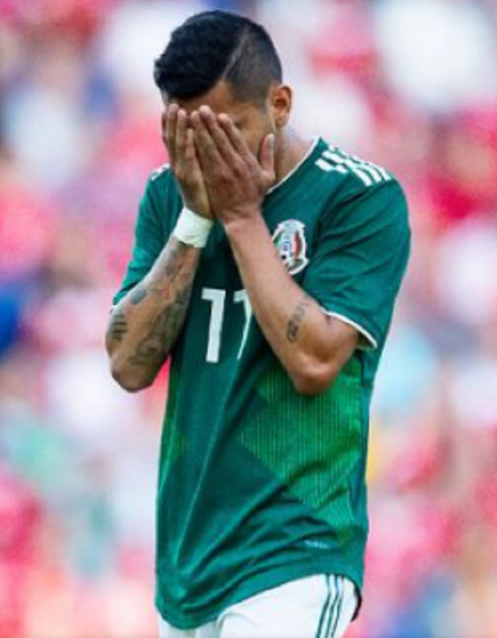 México no puede marcar ante dinamarca