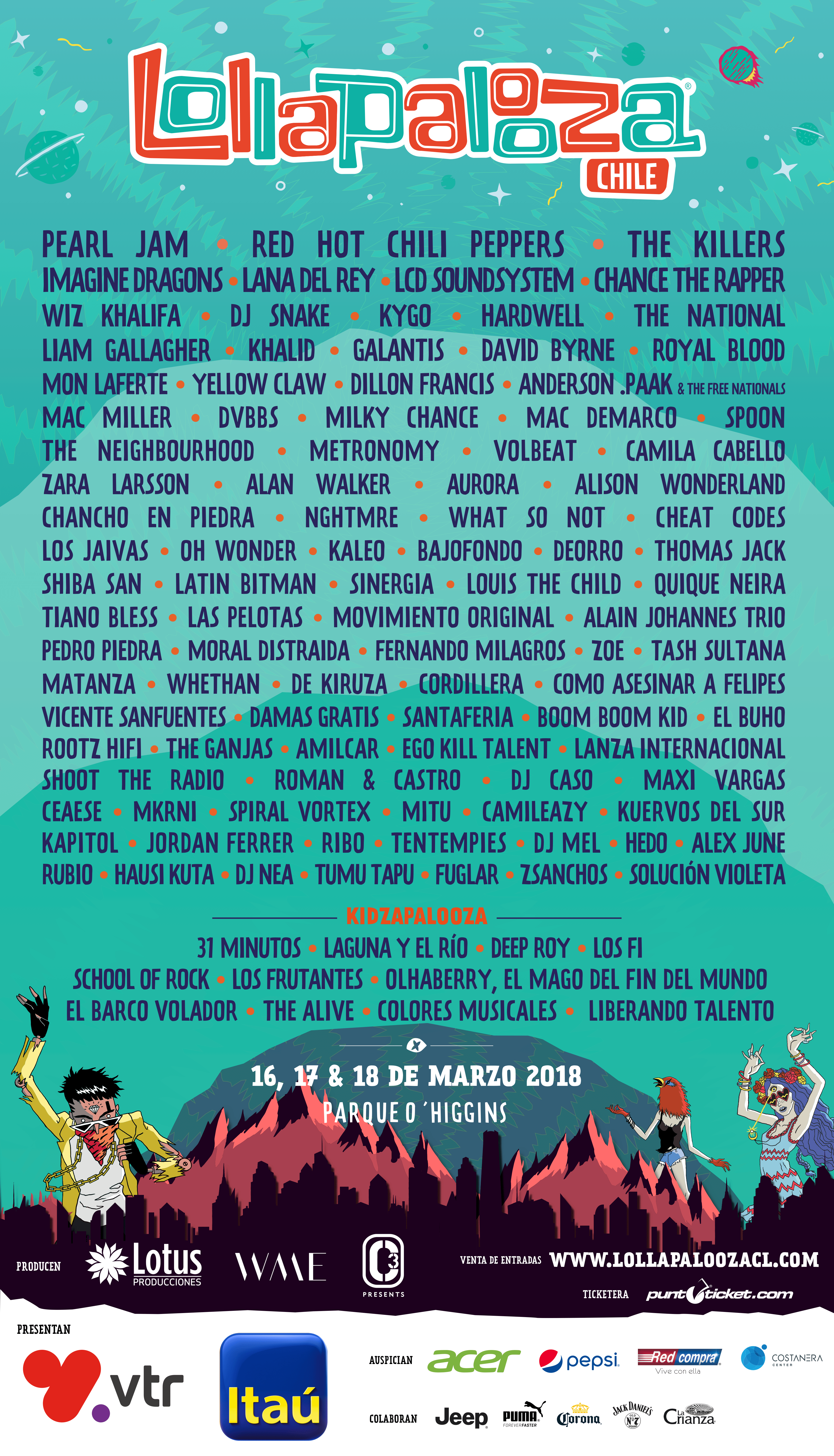 Baia Baia: Probablemente alguien filtró el lineup del Lollapalooza Chile 2019 
