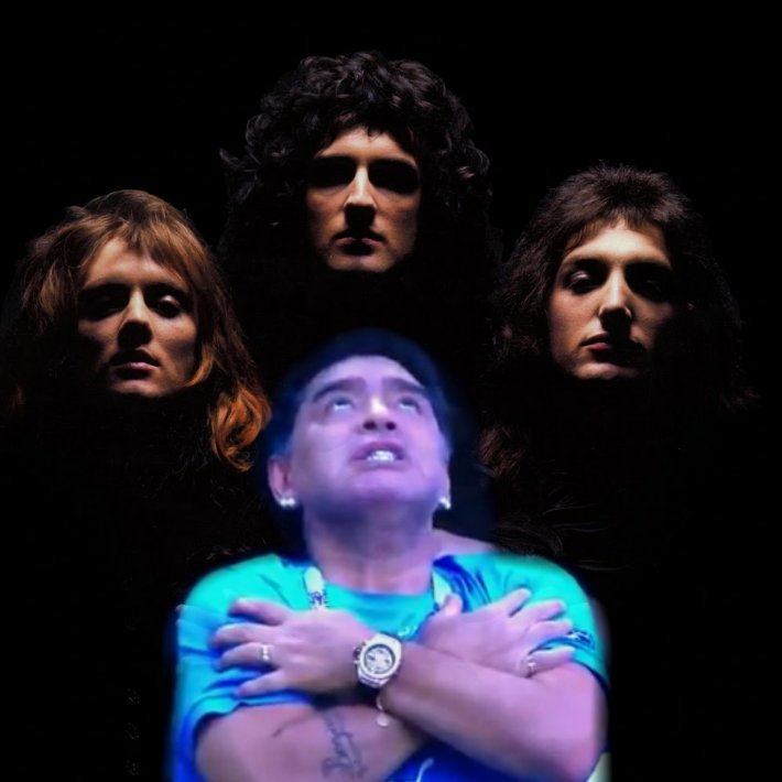 Meme de Maradona - Queen