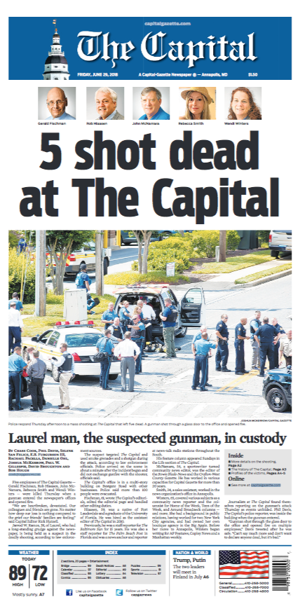 ¿Quién es el presunto responsable del tiroteo contra periodistas en Maryland?