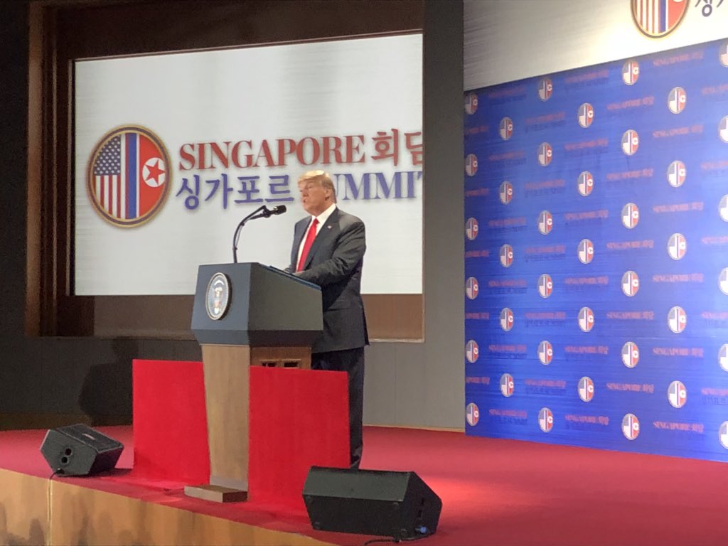 Conferencia Trump, cumbre de Singapur