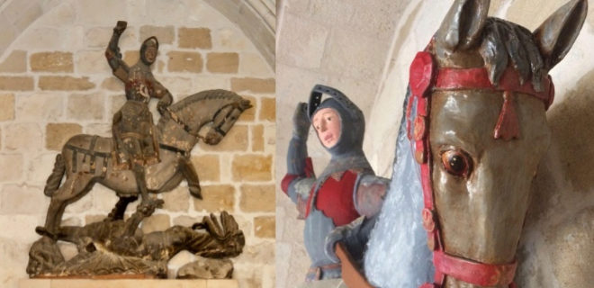Así la restauración del San Jorge de Estella