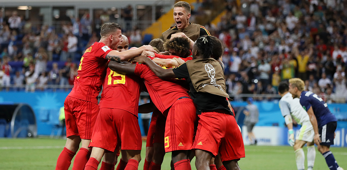La tercera vez en su historia: Bélgica calificó a Cuartos de Final
