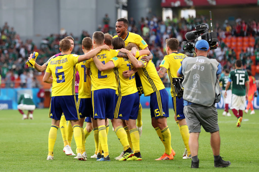 Suecia se mide ante Suiza en el partido de Octavos de Final
