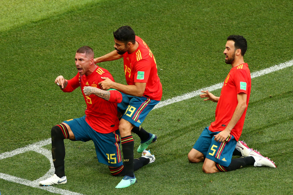 Imágenes de Sergio Ramos con España