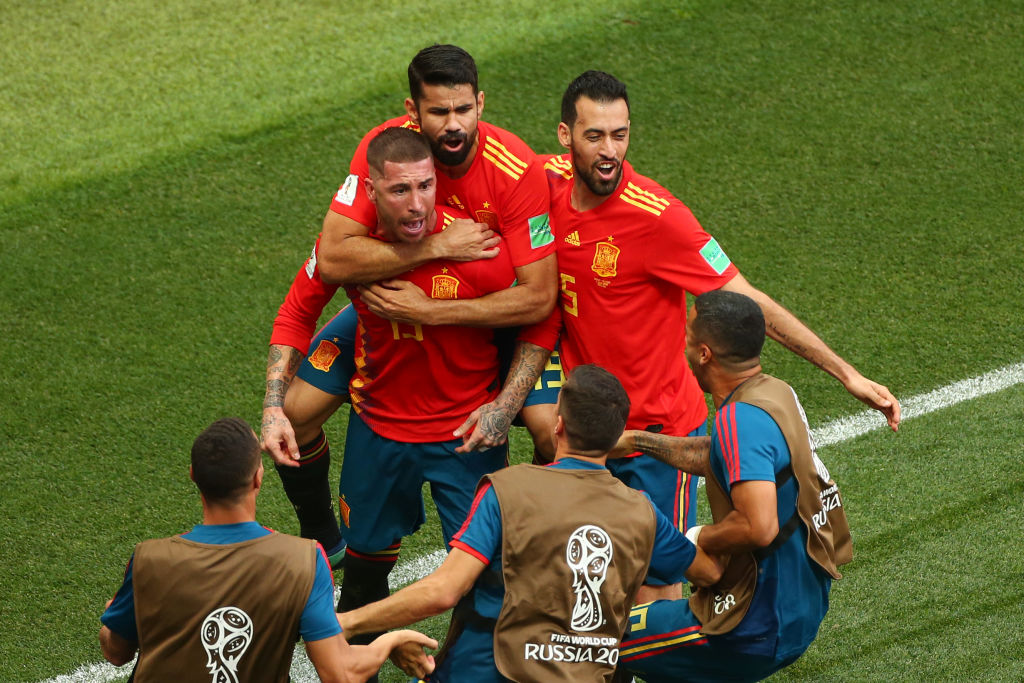 Imágenes de Sergio Ramos con España