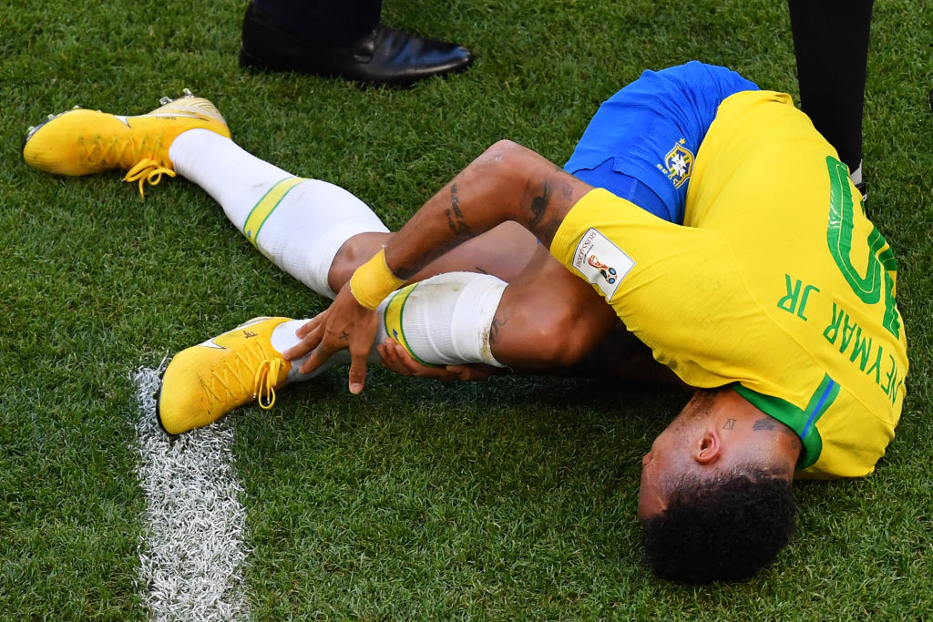 Neymar es el jugador que más faltas ha recibido en Rusia 2018 hasta ahora