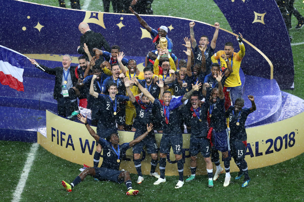 25 fotos de la premiación de Francia Campeón del Mundo en Rusia 2018