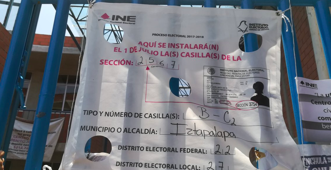 Iztapalapa robo casillas elecciones 2018
