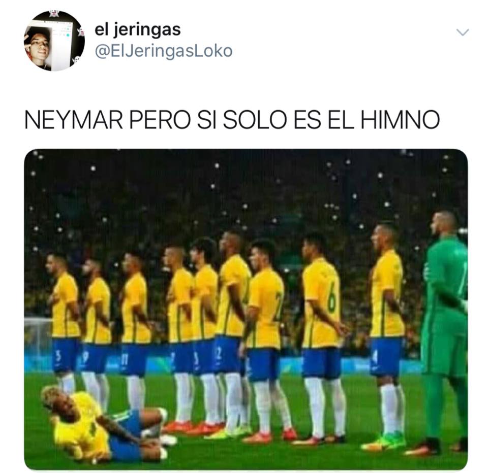 Memes del partido entre Brasil vs México