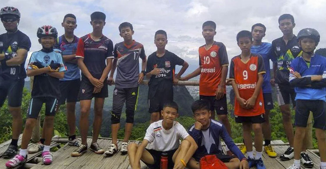Niños atrapados en Tailandia