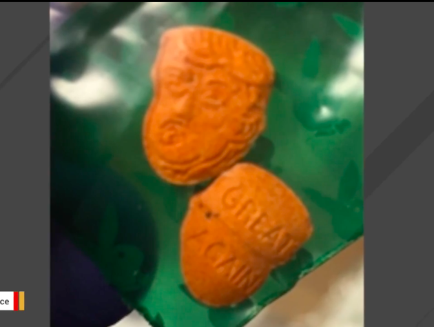 Píldoras con rostro de Trump