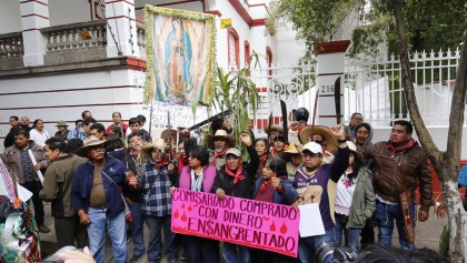 Pobladores de Atenco solicitan a AMLO que cancele el NAIM