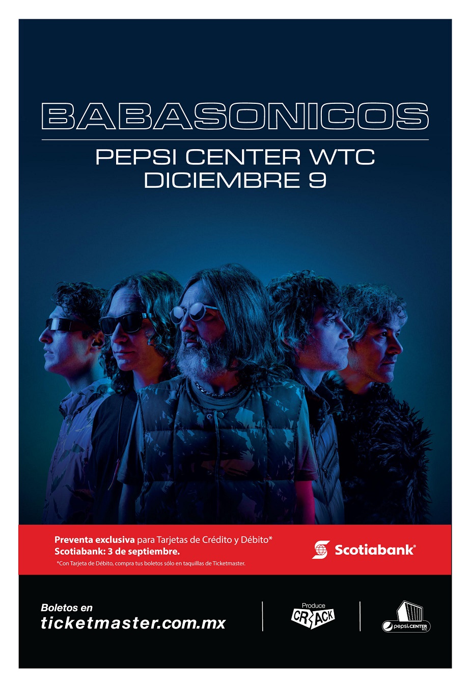 Babasónicos regresará a México para dar un concierto en el Pepsi Center