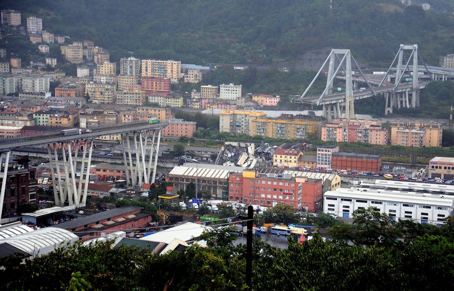 En imágenes: lo que tienes que saber del colapso en el puente en Génova