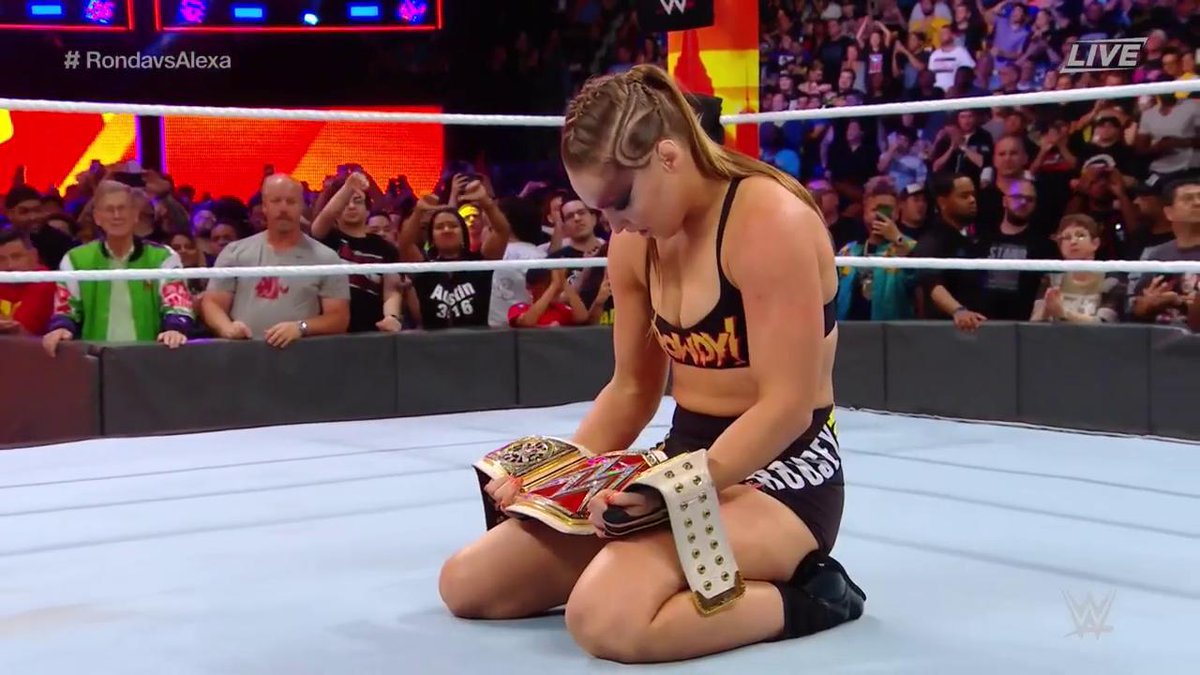 Ronda Rousey se coronó campeona en WWE Summer Slam