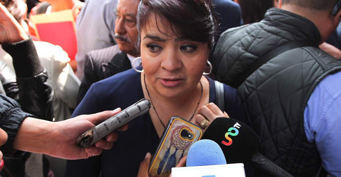 Nestora Salgado pedirá seguridad al entrar en funciones en el Senado