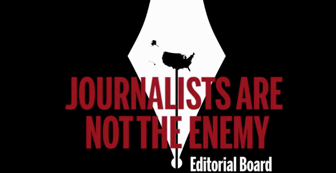 'Los periodistas no son el enemigo': la respuesta de la prensa a Trump