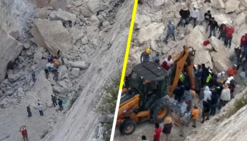 Un muerto y cuatro desparecidos por derrumbe en mina en Hidalgo