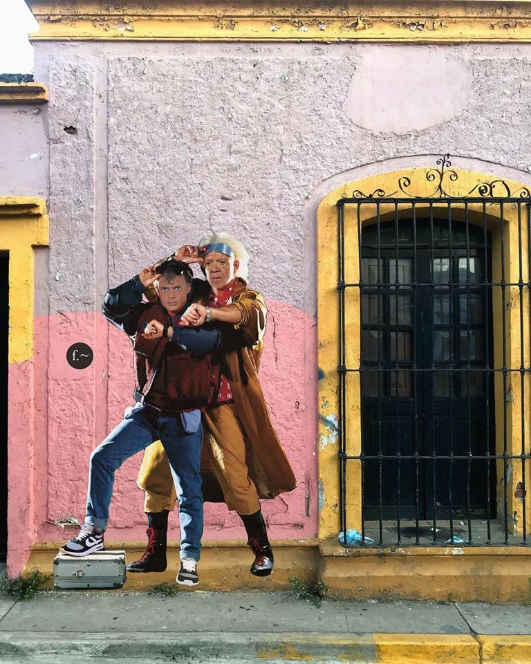 Estos murales en Oaxaca mezclan a iconos mexicanos y de Hollywood