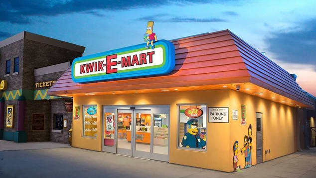 Abren tienda Kwik e mart en Estados Unidos