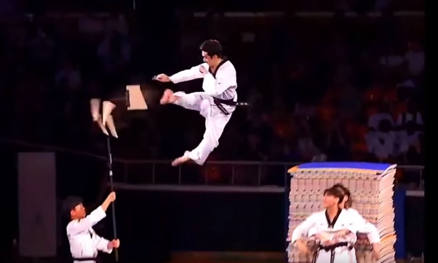 Peleadores coreanos de Taekwondo