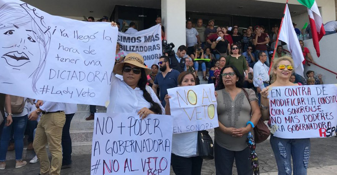 A pesar de las protestas, Congreso de Sonora aprueba #LeyVeto