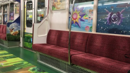 Lánzate al tren de Pokémon en Tokio