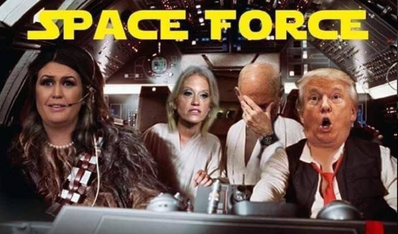 Meme, Trump y su Fuerza Espacial