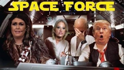 Meme, Trump y su Fuerza Espacial