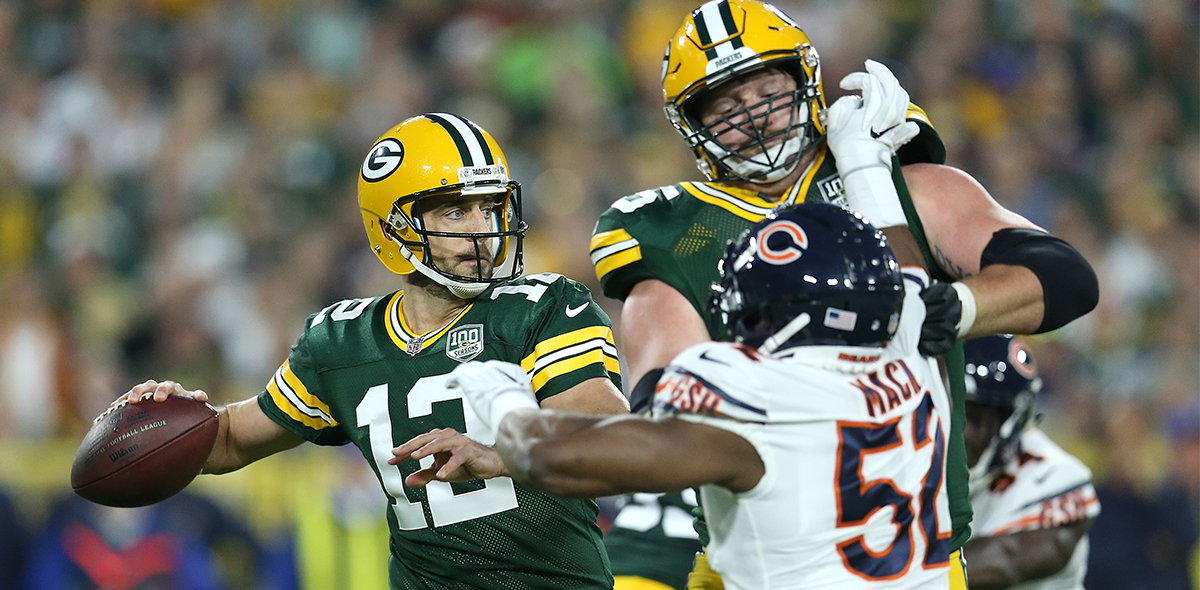 25 imágenes del triunfo de los Chicago Bears sobre los Green Bay Packers