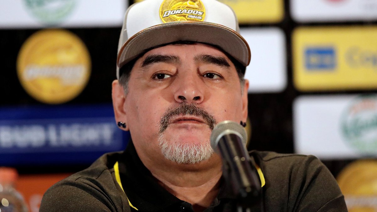 Las 10 mejores frases de Maradona en su presentación con Dorados