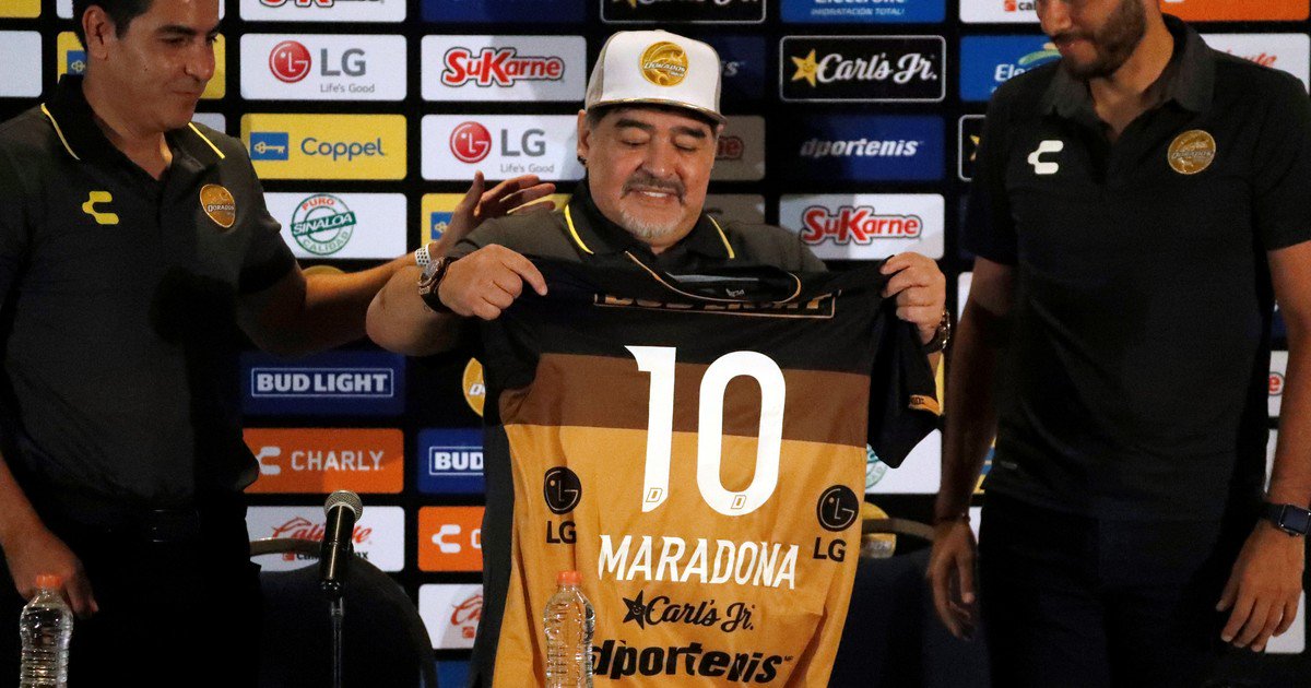 Las 10 mejores frases de Maradona en su presentación con Dorados