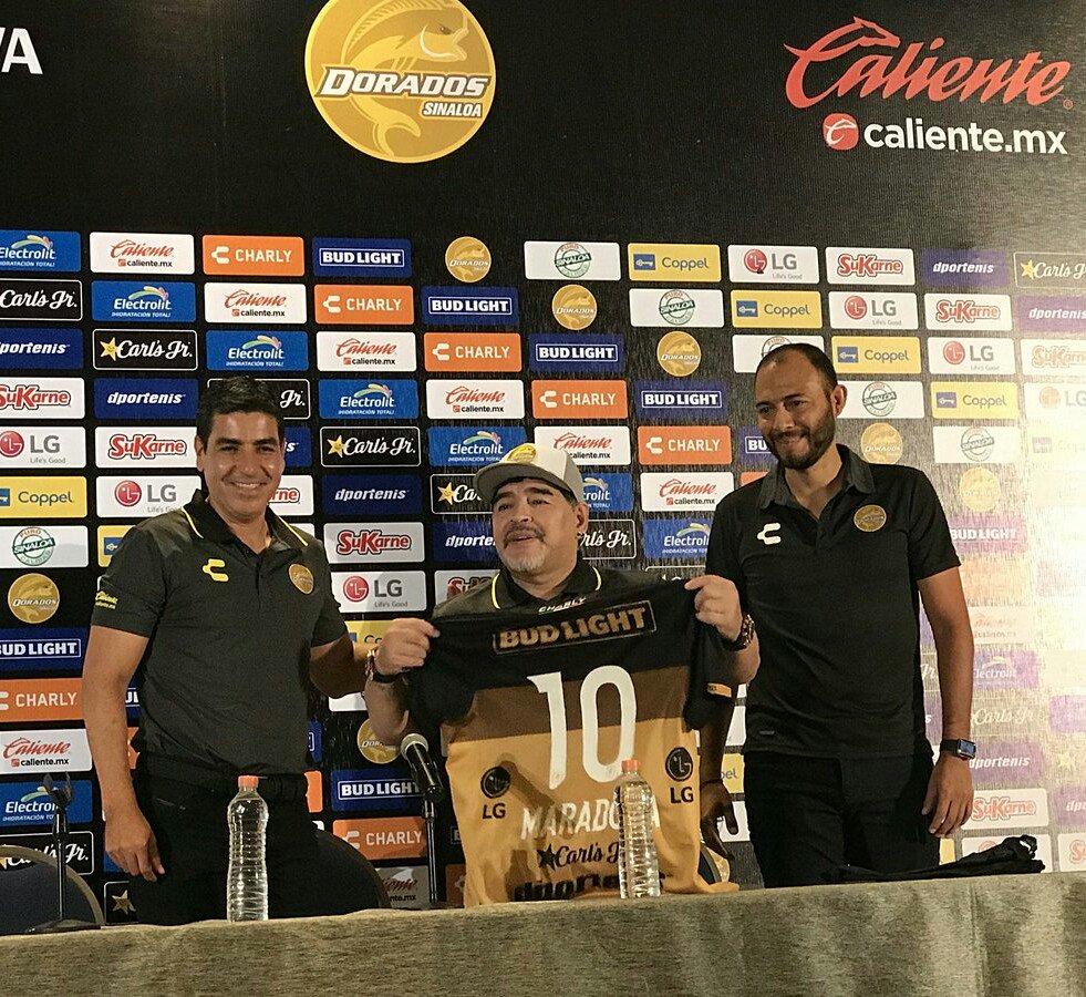 Las 10 mejores frases de Maradona en su presentación con Dorados