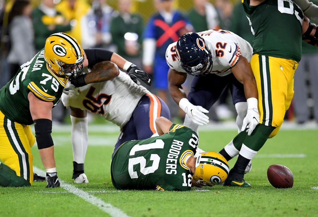 25 imágenes del triunfo de los Chicago Bears sobre los Green Bay Packers