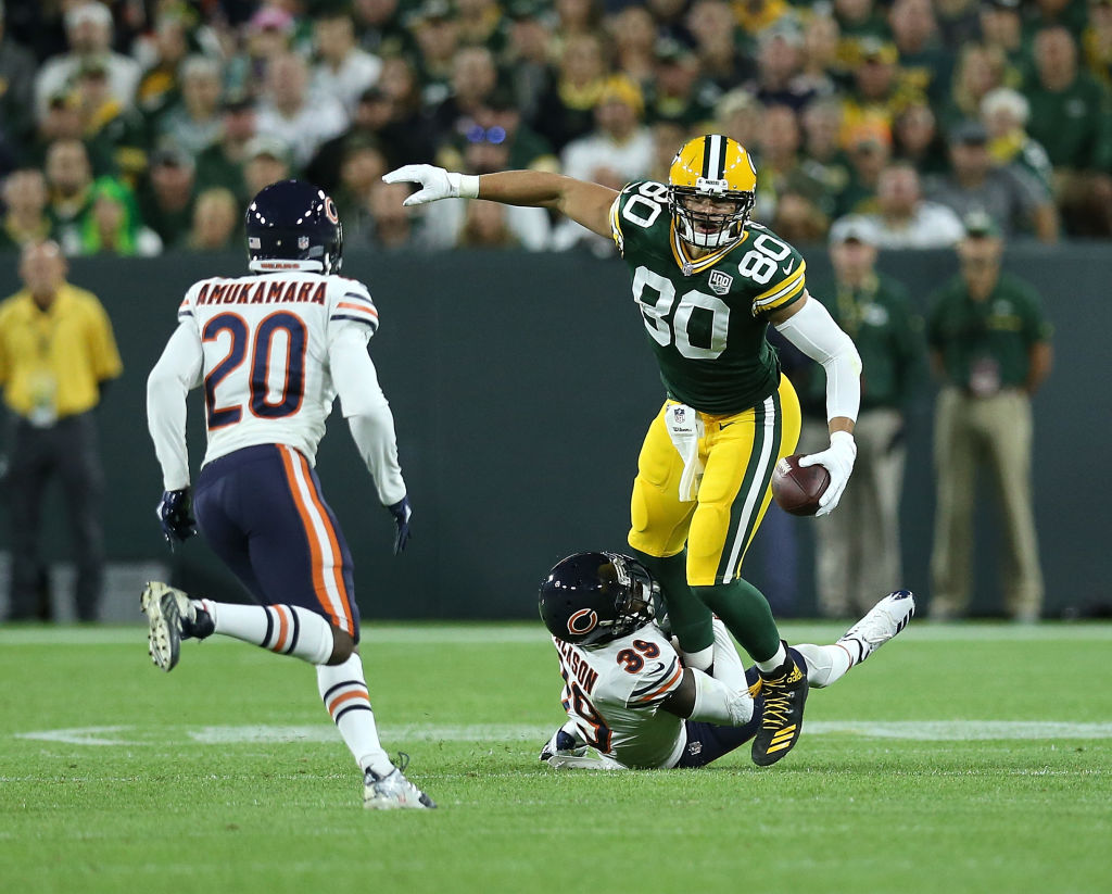 25 imágenes del triunfo de los Chicago Bears sobre los Green Bay Packers