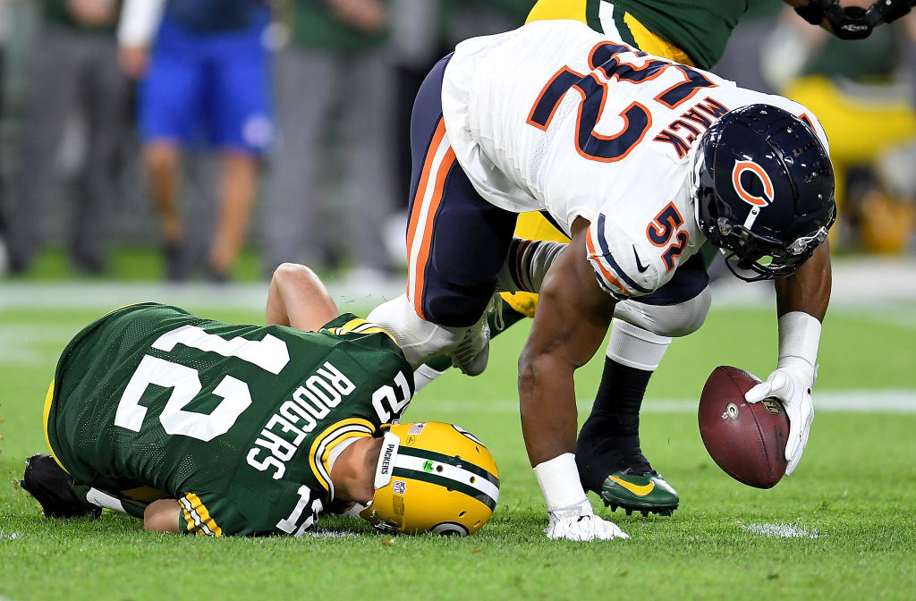 25 imágenes del triunfo de los Chicago Bears sobre los Green Bay Packers
