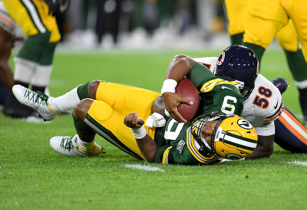 25 imágenes del triunfo de los Chicago Bears sobre los Green Bay Packers