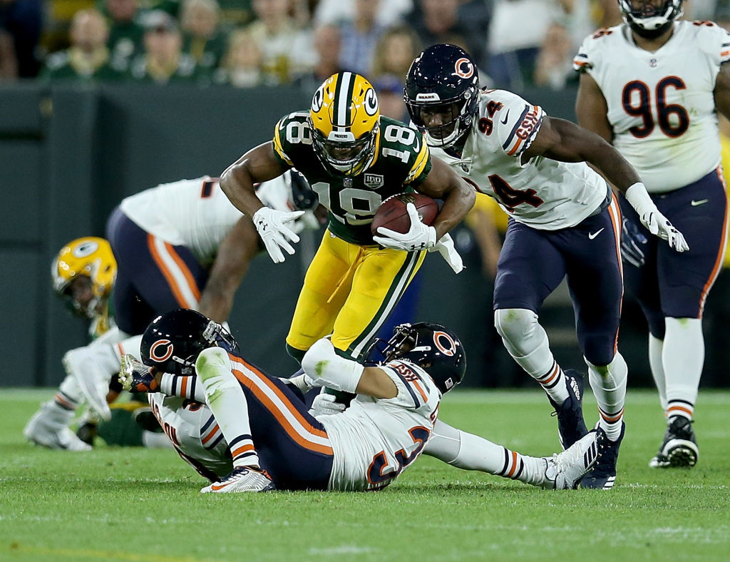 25 imágenes del triunfo de los Chicago Bears sobre los Green Bay Packers