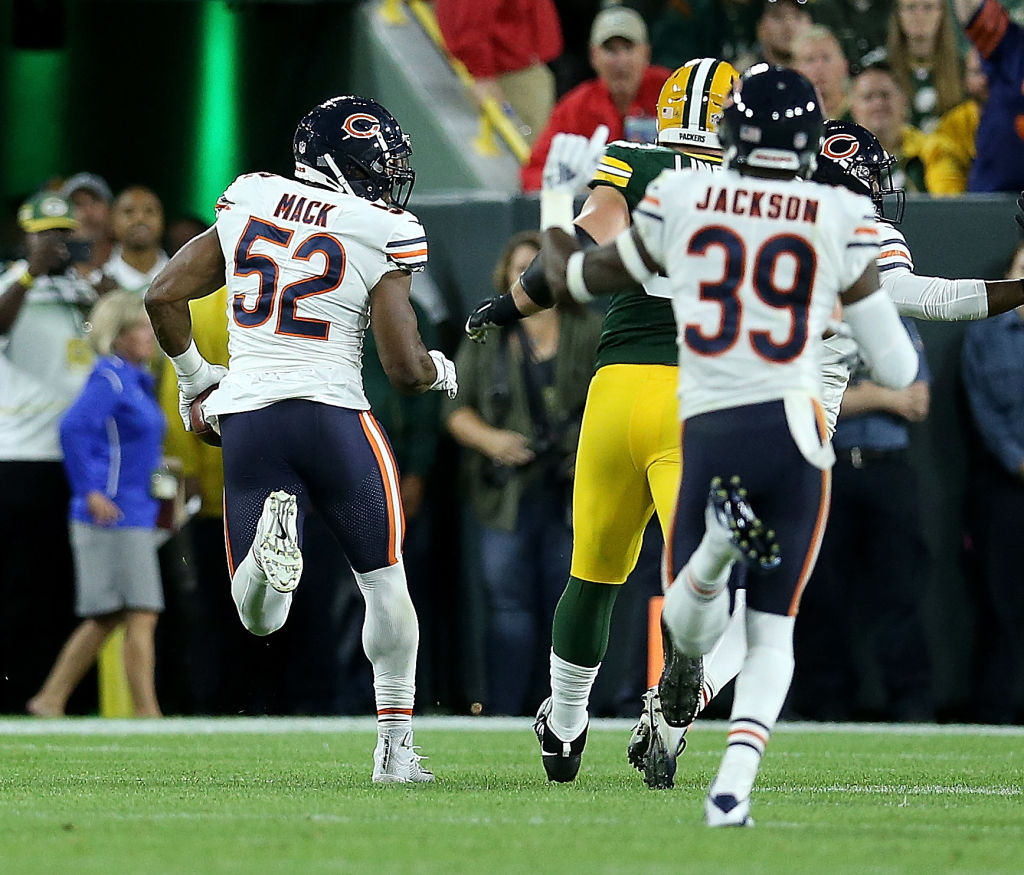 25 imágenes del triunfo de los Chicago Bears sobre los Green Bay Packers