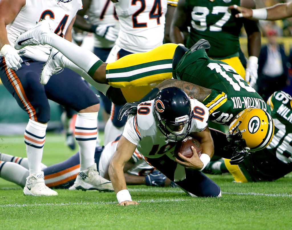 25 imágenes del triunfo de los Chicago Bears sobre los Green Bay Packers