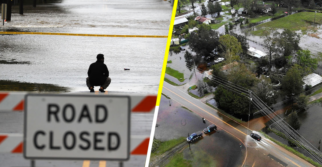 En imágenes: 'Estado de emergencia' en Carolina del Sur y Carolina del Norte, por Florence