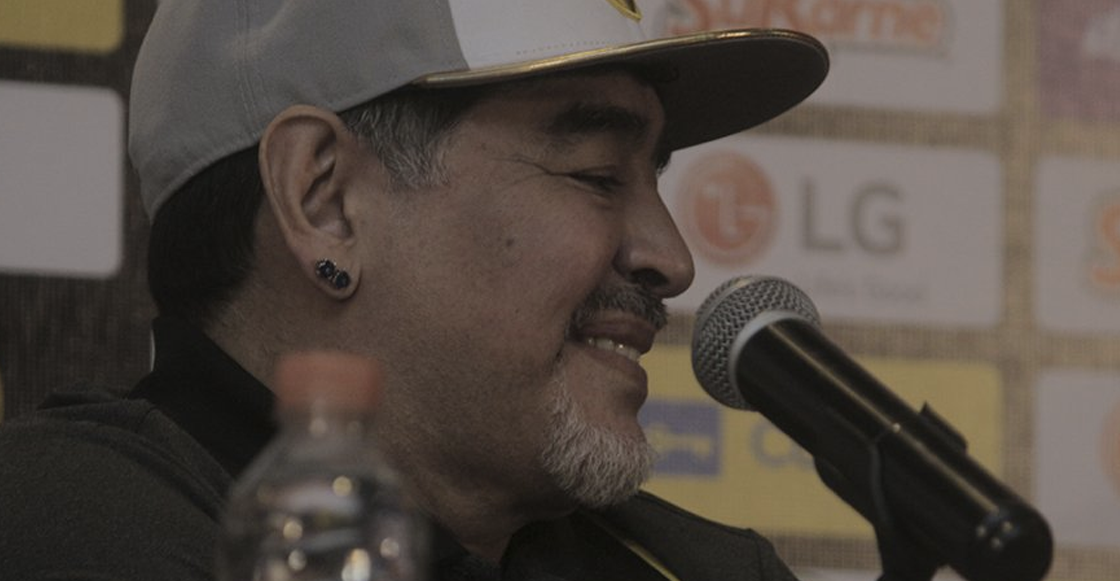 Las mejores imágenes de la presentación de Maradona con Dorados de Sinaloa