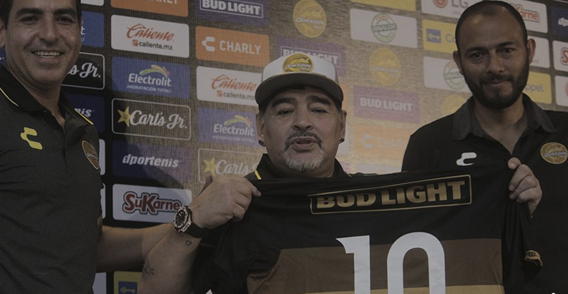 Las mejores imágenes de la presentación de Maradona con Dorados de Sinaloa