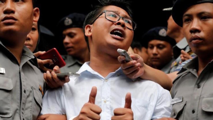 Gobierno de Myanmar condena a 7 años de prisión a periodistas de Reuters