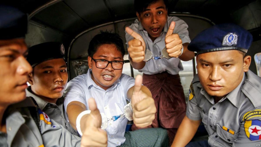 Periodistas-arrestados-Myanmar