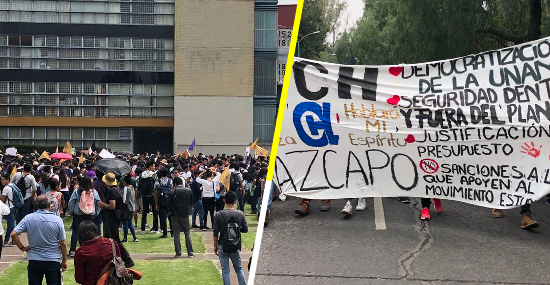 Saldo blanco en marcha a Rectoría; '¡Fuera porros de la UNAM!', el reclamo