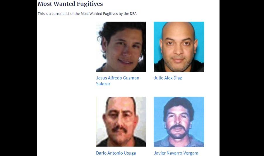 Alfredo Guzmán, hijo de "El Chapo", entre los "10 más buscados" de la DEA