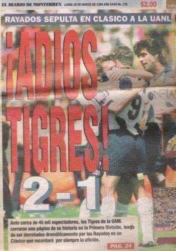 Clásico Regio 117: Cuándo Rayados 'mando' a segunda a Tigres