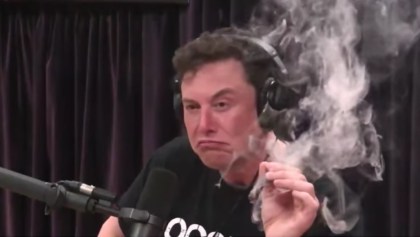 Elon Musk con Joe Regan